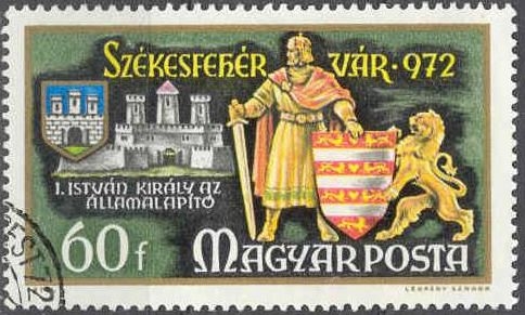 Hungria 1972 Scott 2157 Sello º San Esteban 1º Rey Hungaro 60f Hongrie Magyar Posta Ungarn Hungary Ungheria Hongarije Mi.2783 Yv.2249 